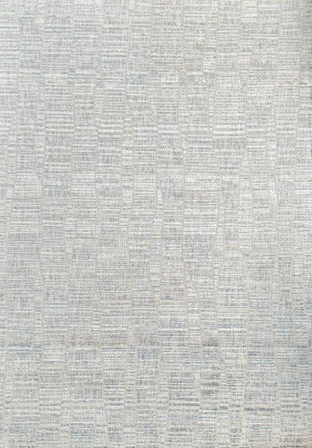 Modern Cream Rug with Blue, Grey & Gold-Brown High-Low Abstract Pattern - KAI 303