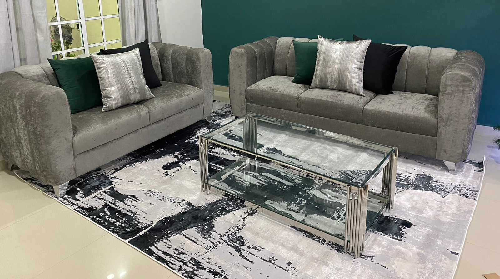 Color-Shifting Foldable Flat Weave Area Rug - Shifting Hues - Durable and Stylish Home Decor Rug - Power Loomed with Viscose Blend - Indoor/Outdoor - Soft and Comfortable - Made in Turkey - Unique Color Variation