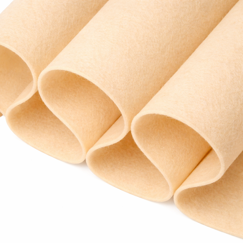 Acrylic Felt Fabric 1.6mm – Light Flesh 72" Wide 160 GSM | By the Yard