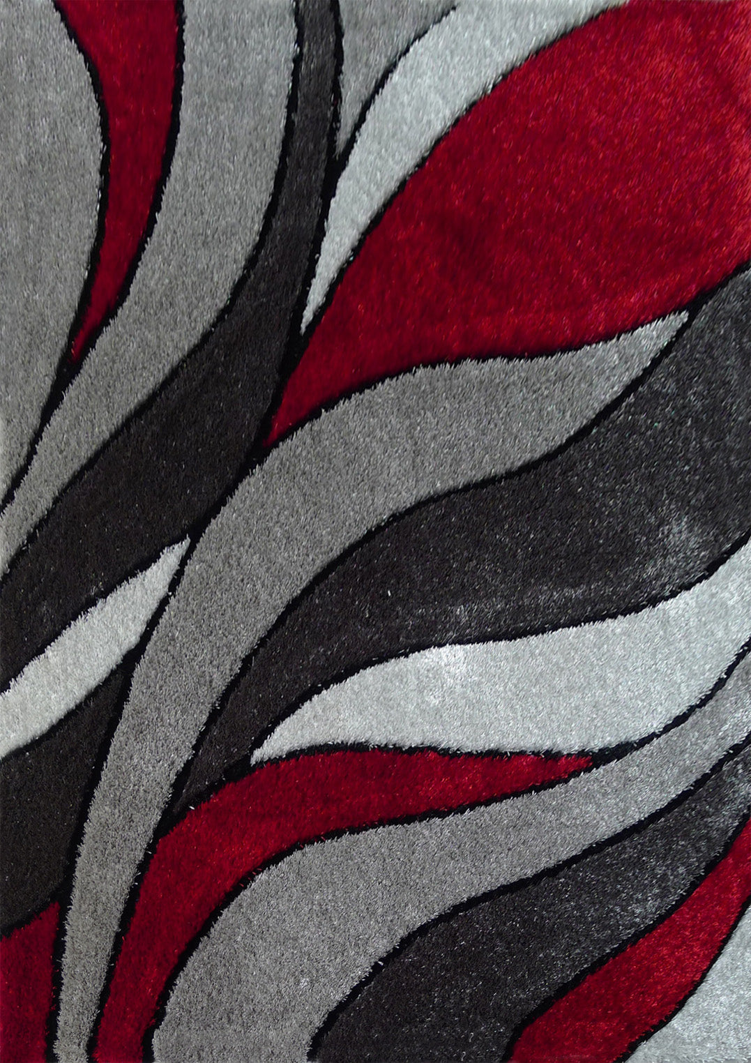 Vibrant Soft Hand Tufted Modern Shag Design Shag Area Rug/Carpet