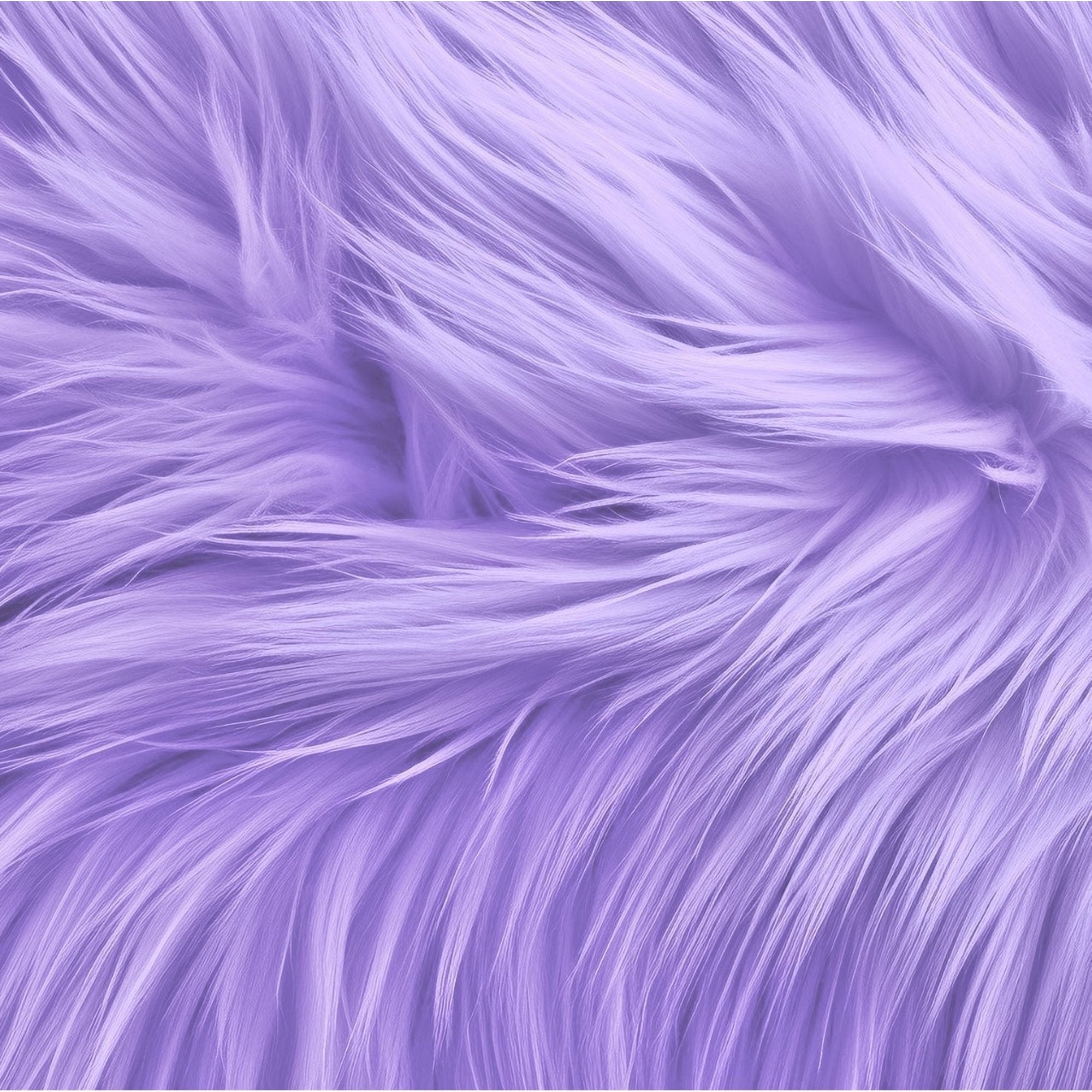 Faux Fur Fabric Squares For DIY Crafts 6X6 Inch Shaggy Fur Patches