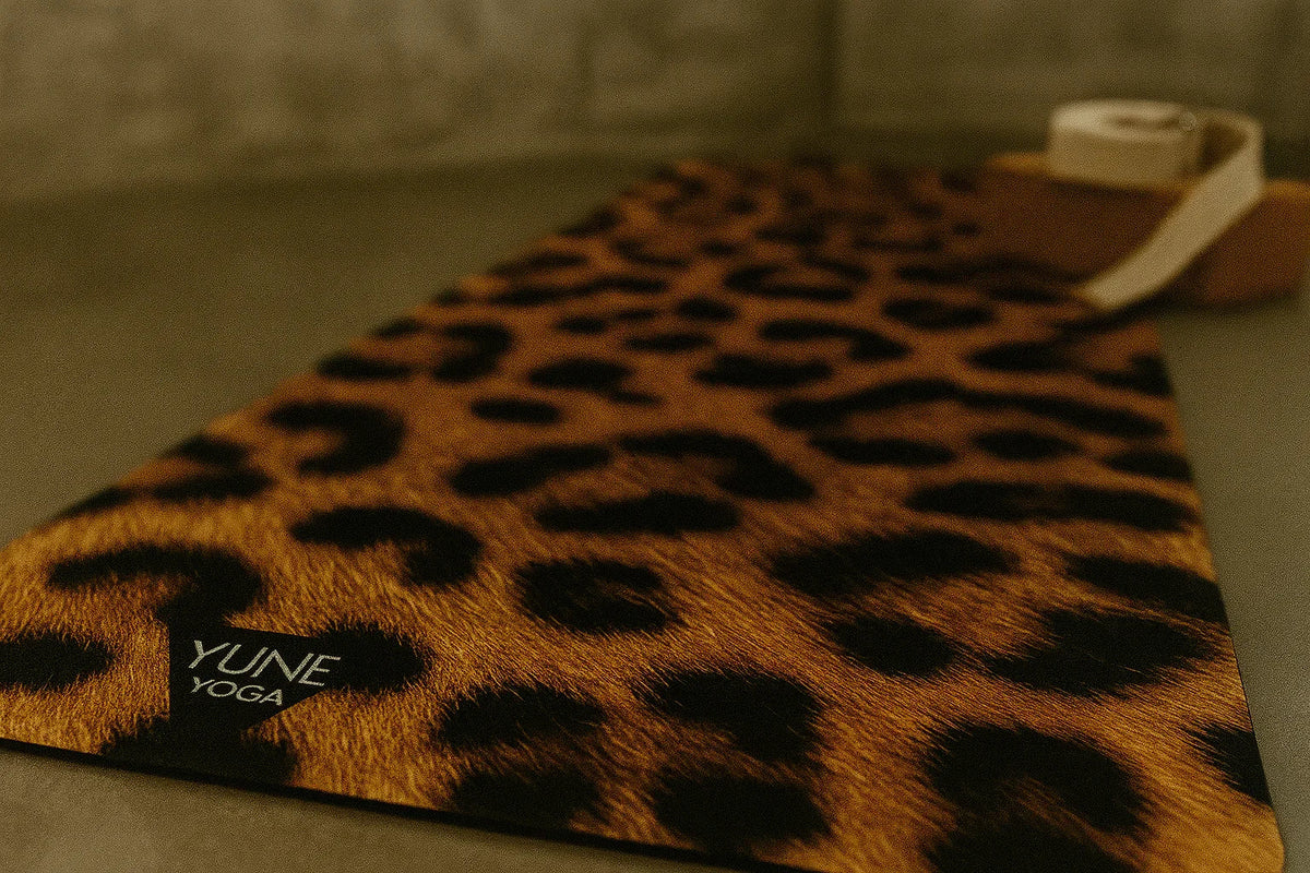 Leopard Pattern Yoga Mat – Eco-Friendly + Grip-Enhanced Flow | Yune
