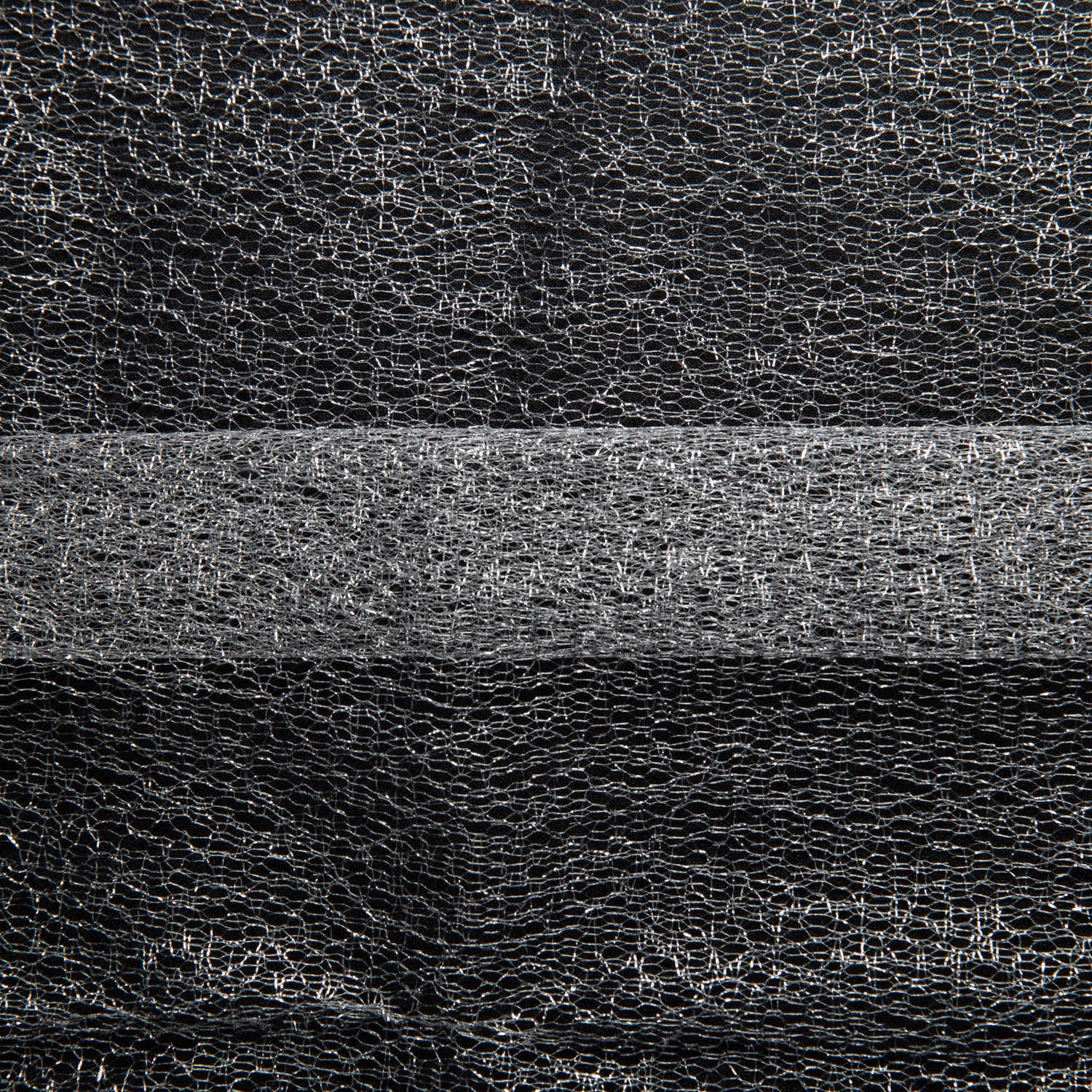 METALLIC SUSEMI TULLE P/D 58/60" Silver Fabric - Exquisite Fabrics