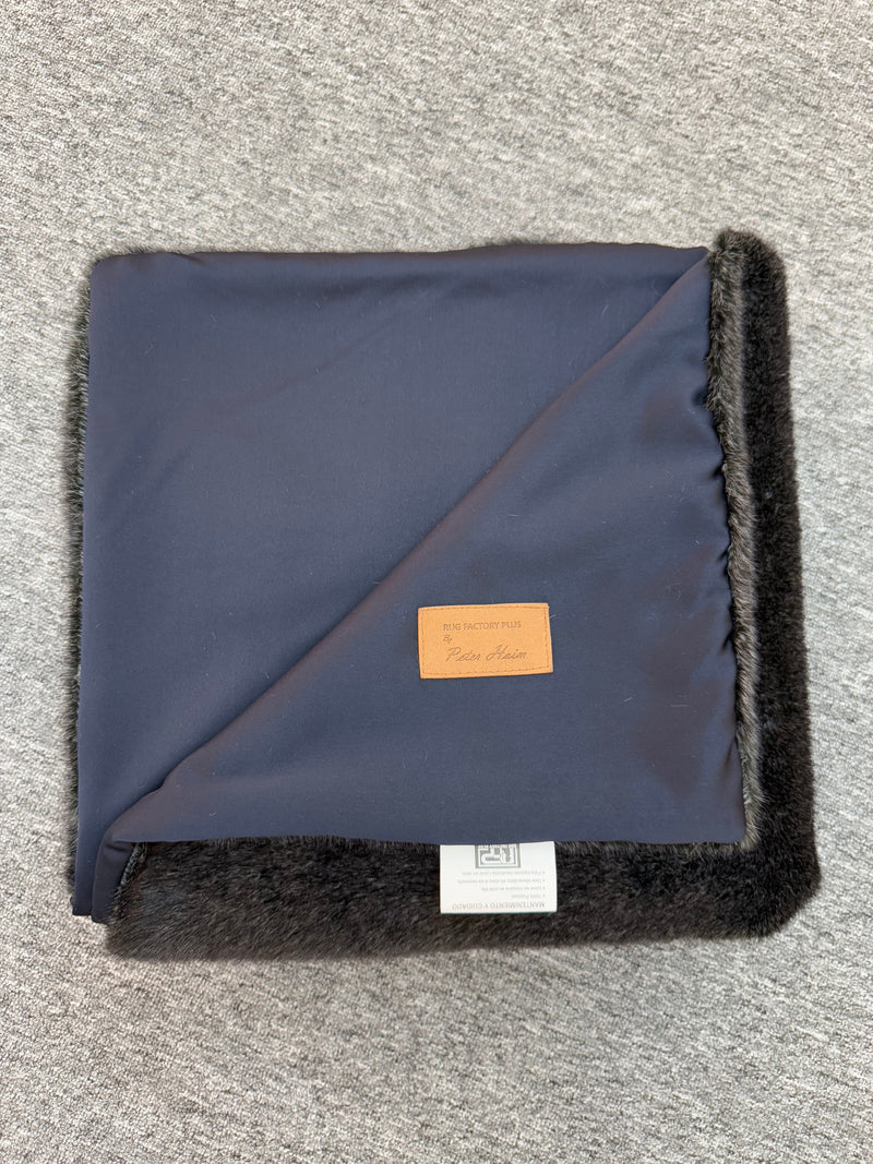 Luxury Soft Warm Faux Mink Throw Blanket - MINKO 11 Black