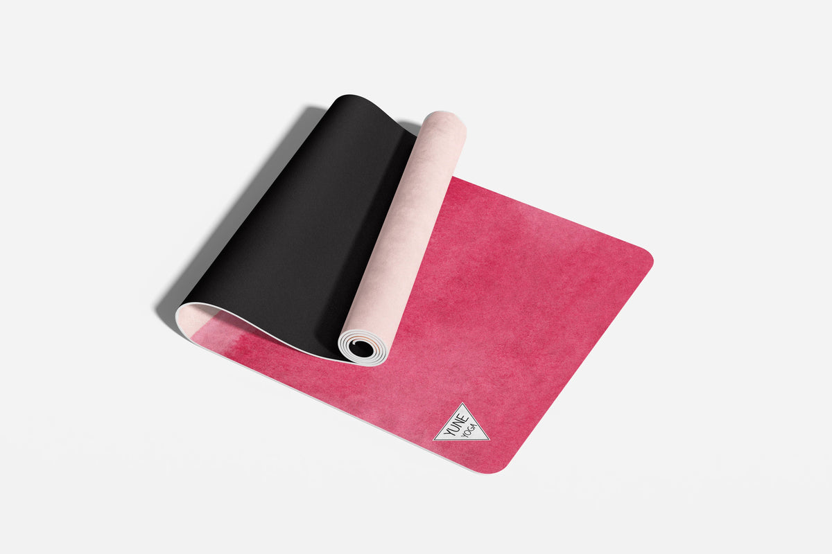 Yoga Mat | 6mm Thick | Pink | Non-Slip | Eco Friendly | Yune Yoga | Apollo