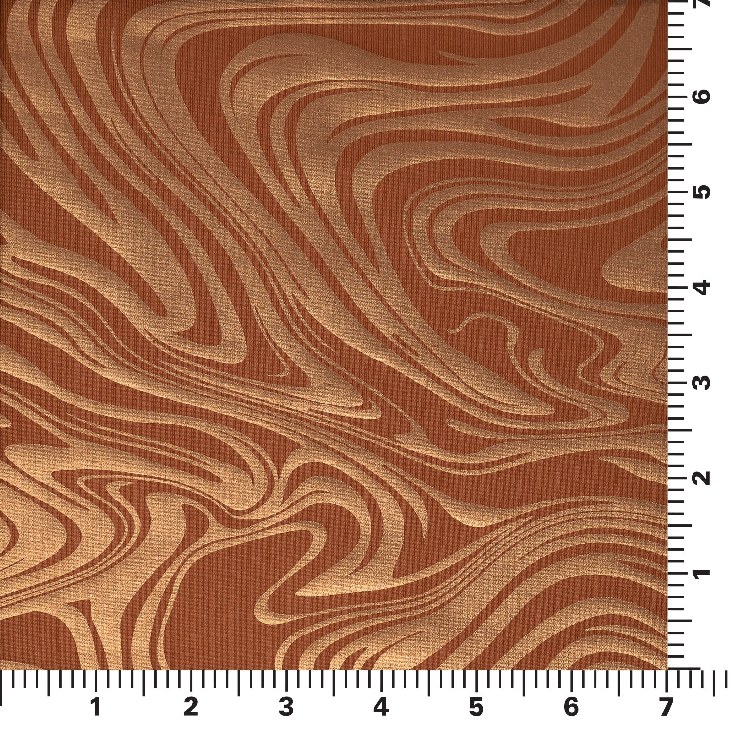 Marble Foil Printed Nylon Spandex Superflex Fabric | Blue Moon Fabrics