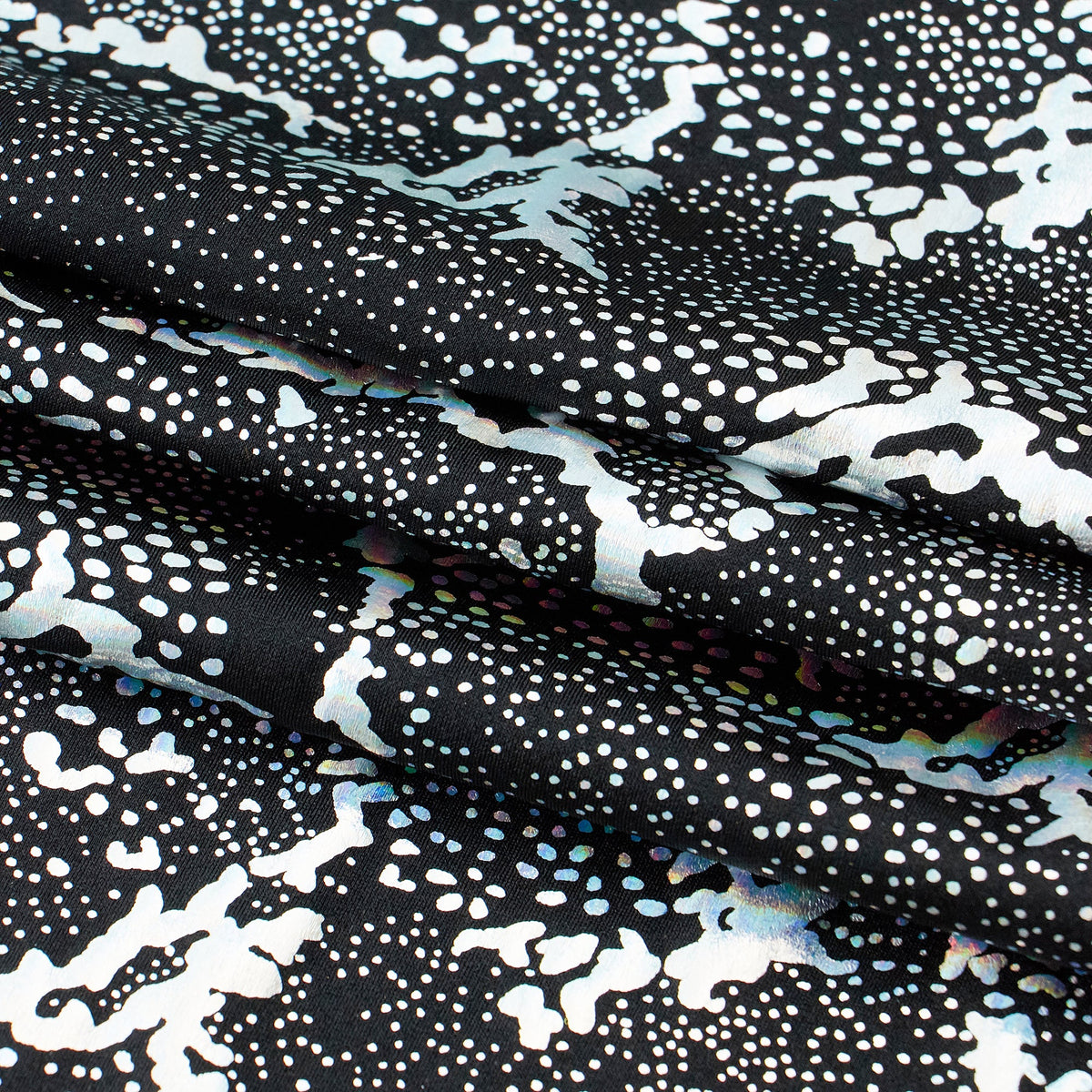 Metallic Reef Hologram Spandex Fabric | Blue Moon Fabrics