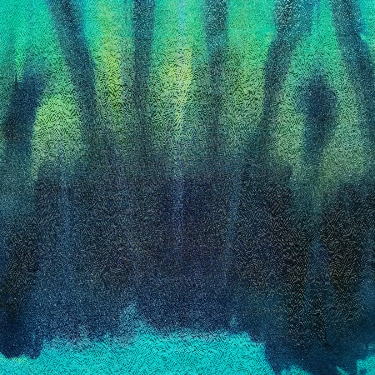 Midnight Blue Tie Dyed Foiled Spandex Fabric | Blue Moon Fabrics