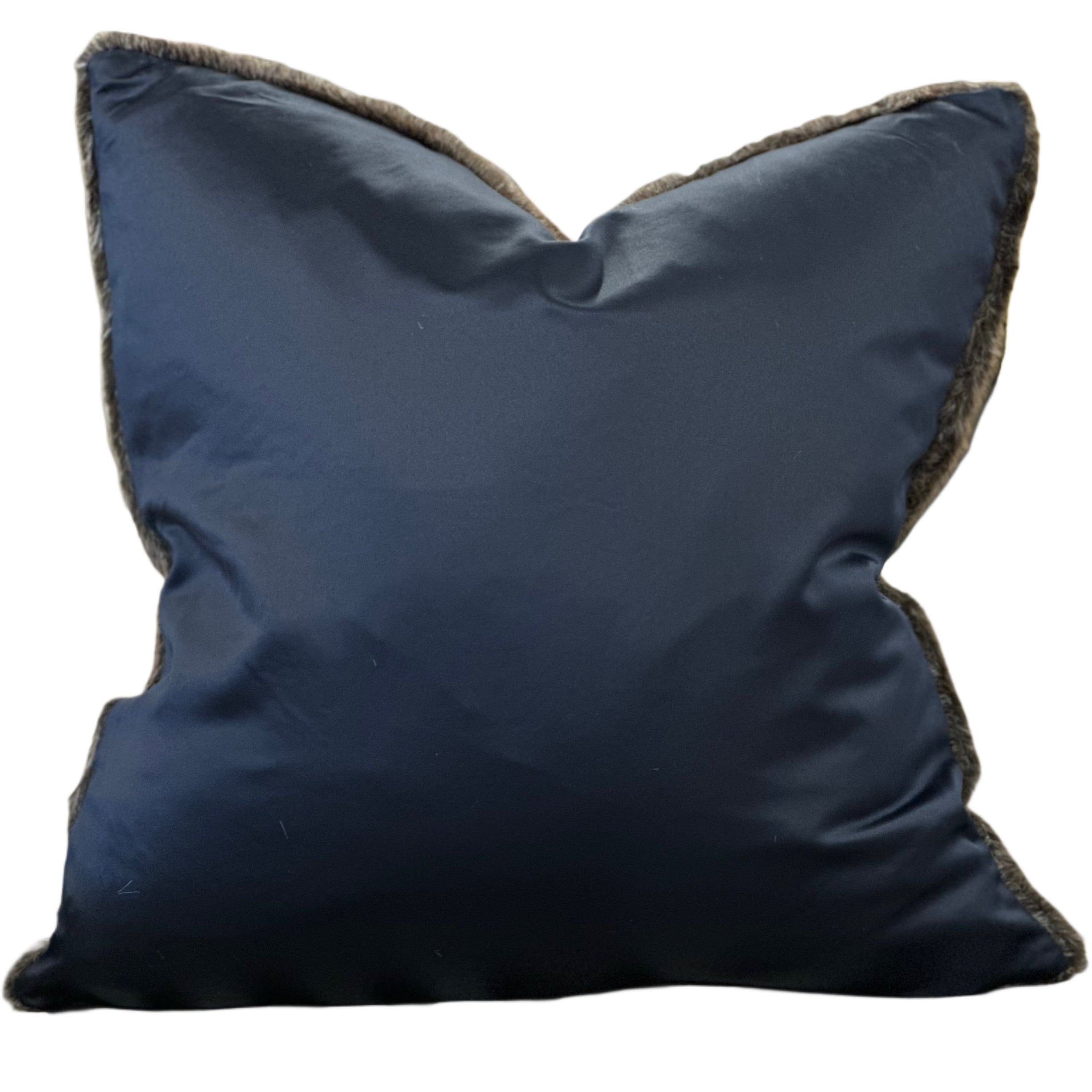 Soft Luxury Faux Mink Pillow - MINKO 10 Brown