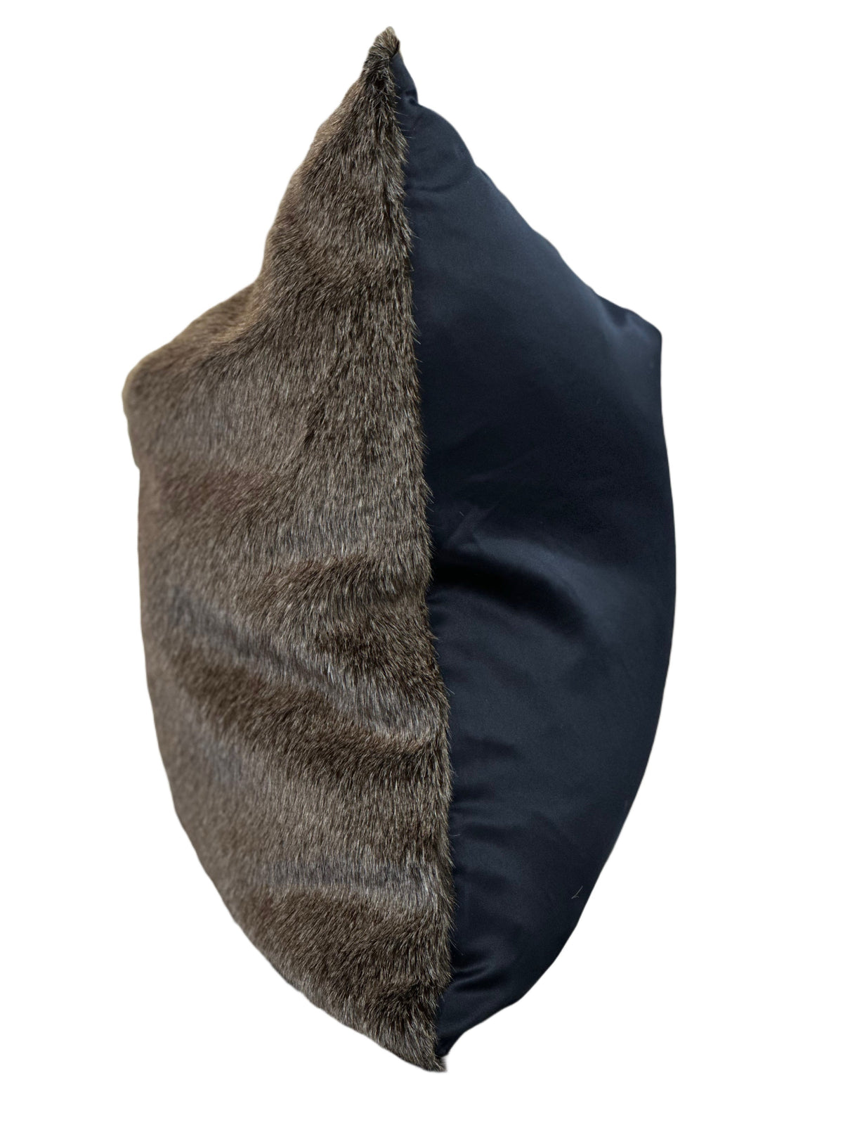 Luxe Brown Faux Mink Throw Pillow – MINKO 10