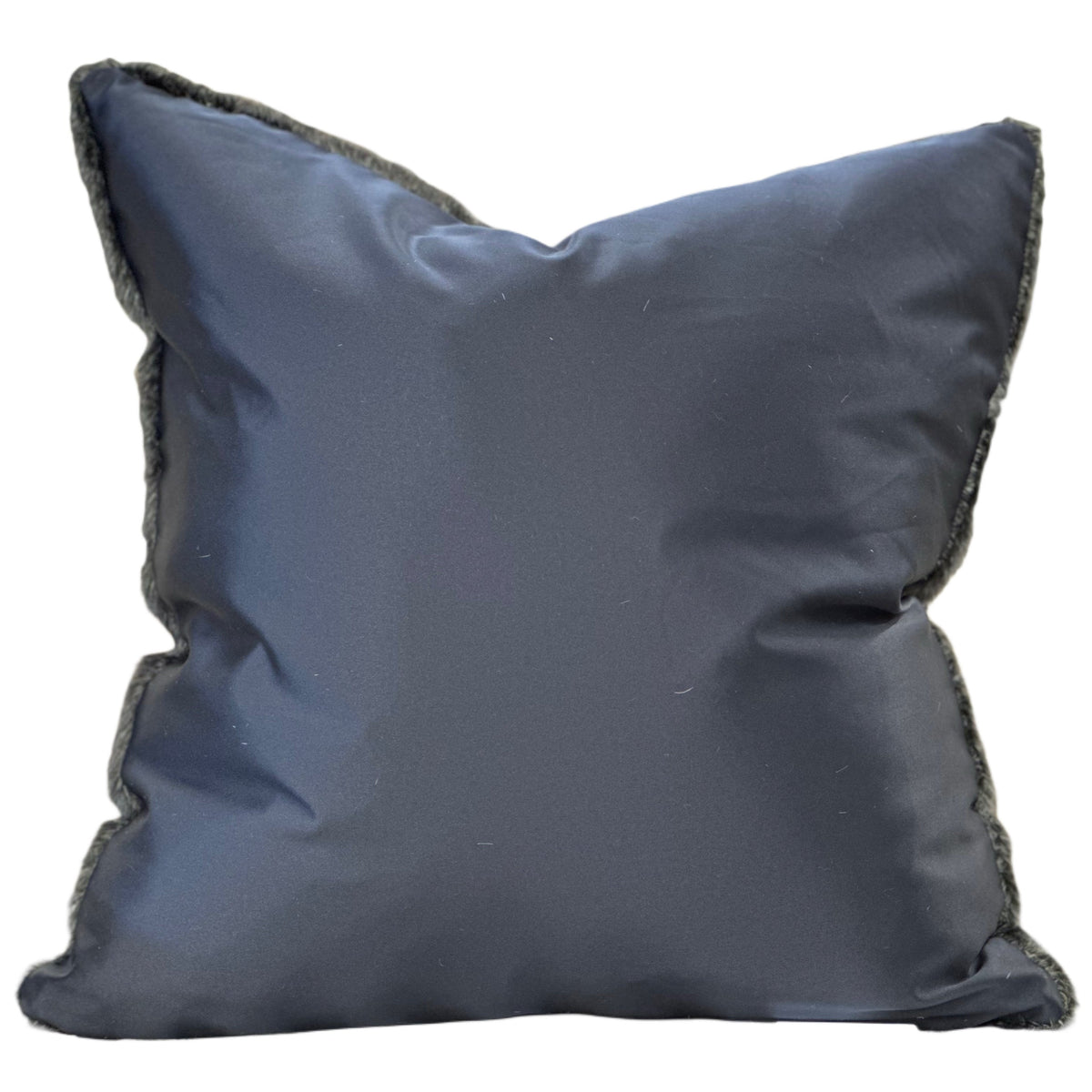 Luxe Black Faux Mink Throw Pillow – MINKO 11