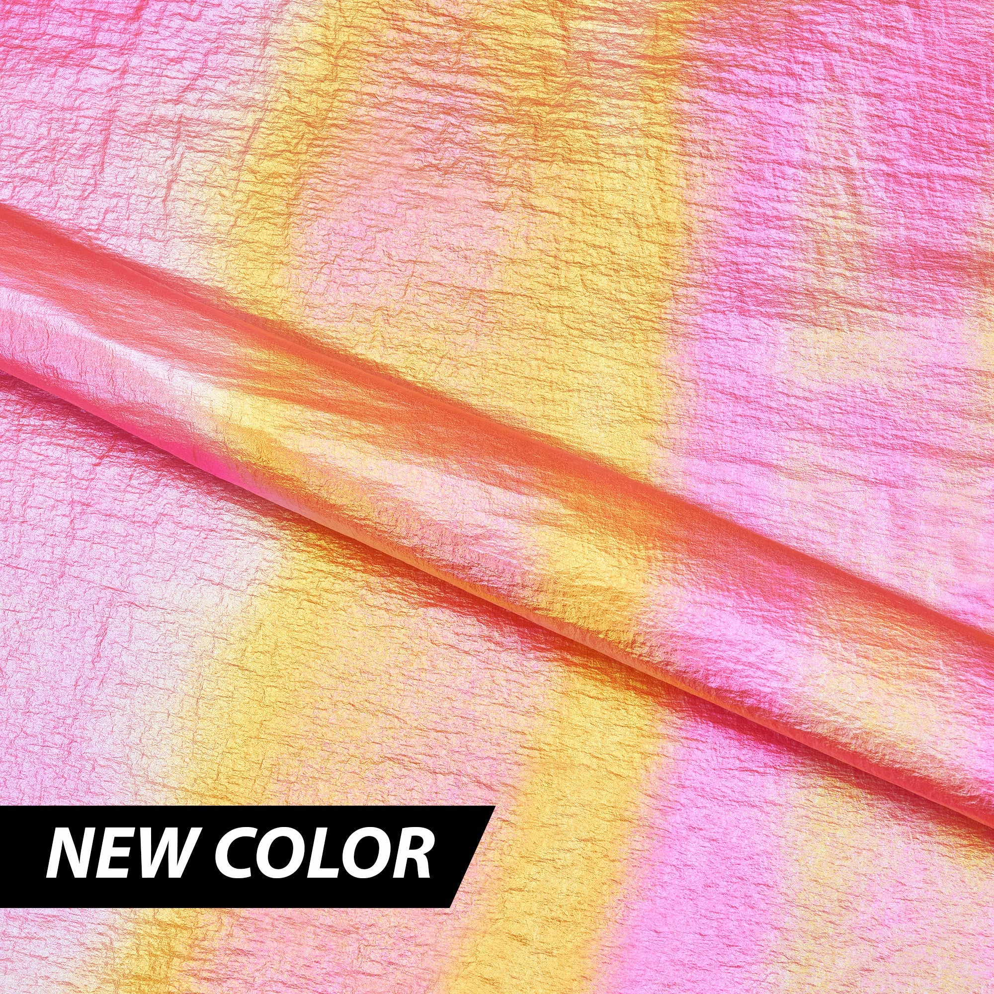 Mother of Pearl Foiled Nylon | Blue Moon Fabrics