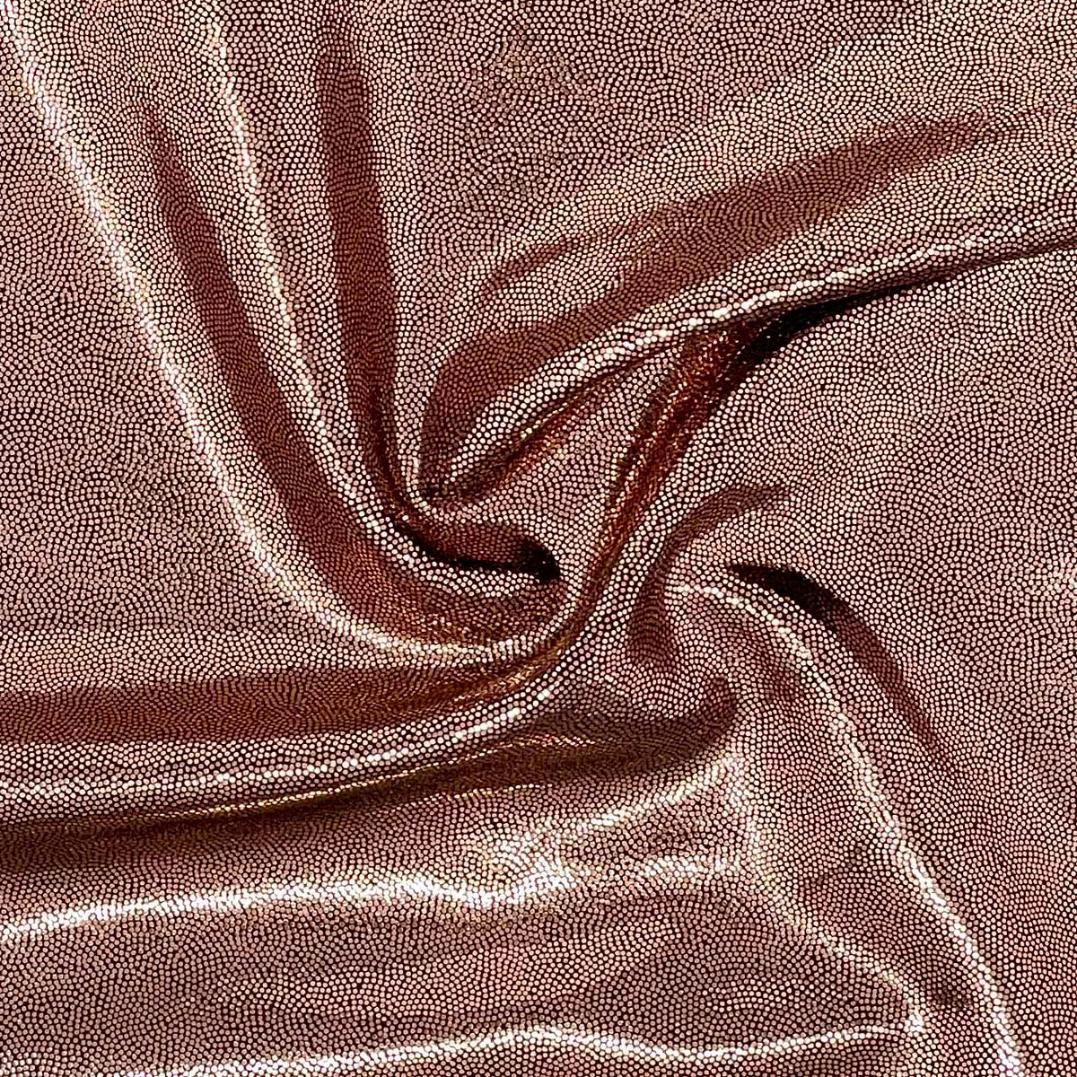 Mystique Foiled Spandex Fabric | Blue Moon Fabrics