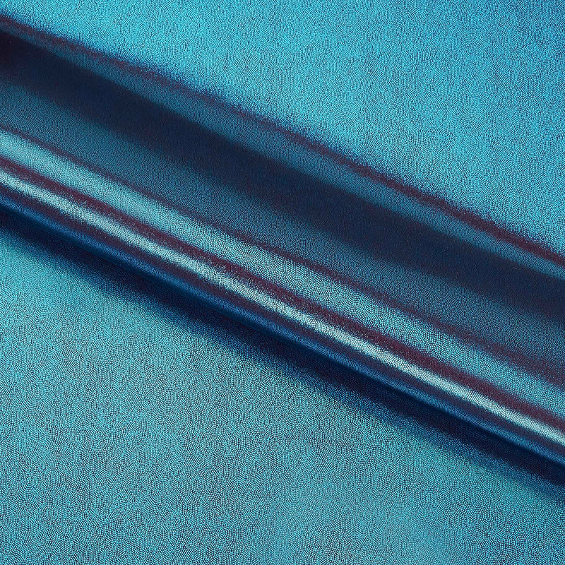 Mystique Foiled Spandex Fabric | Blue Moon Fabrics
