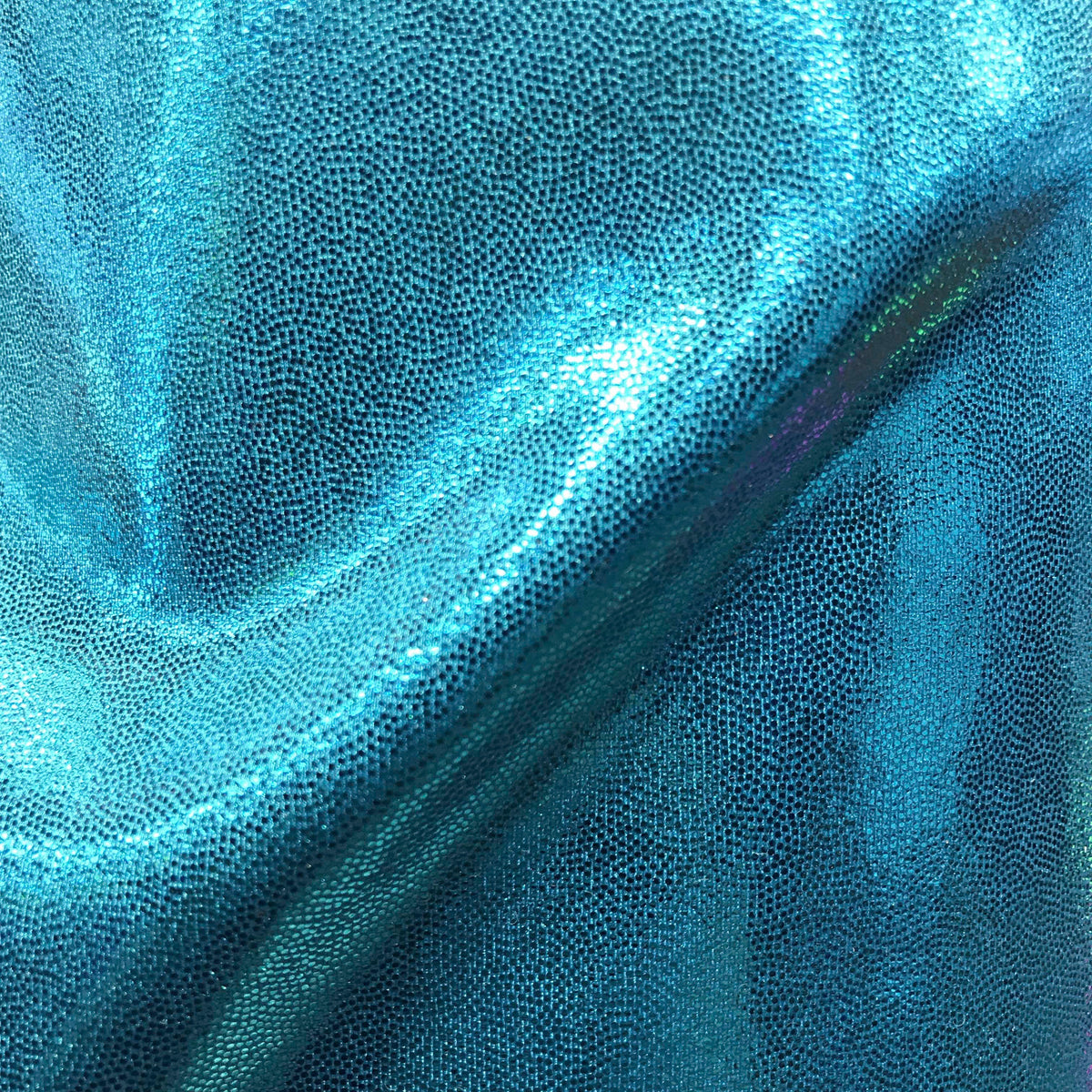 Mystique Foiled Spandex Fabric | Blue Moon Fabrics