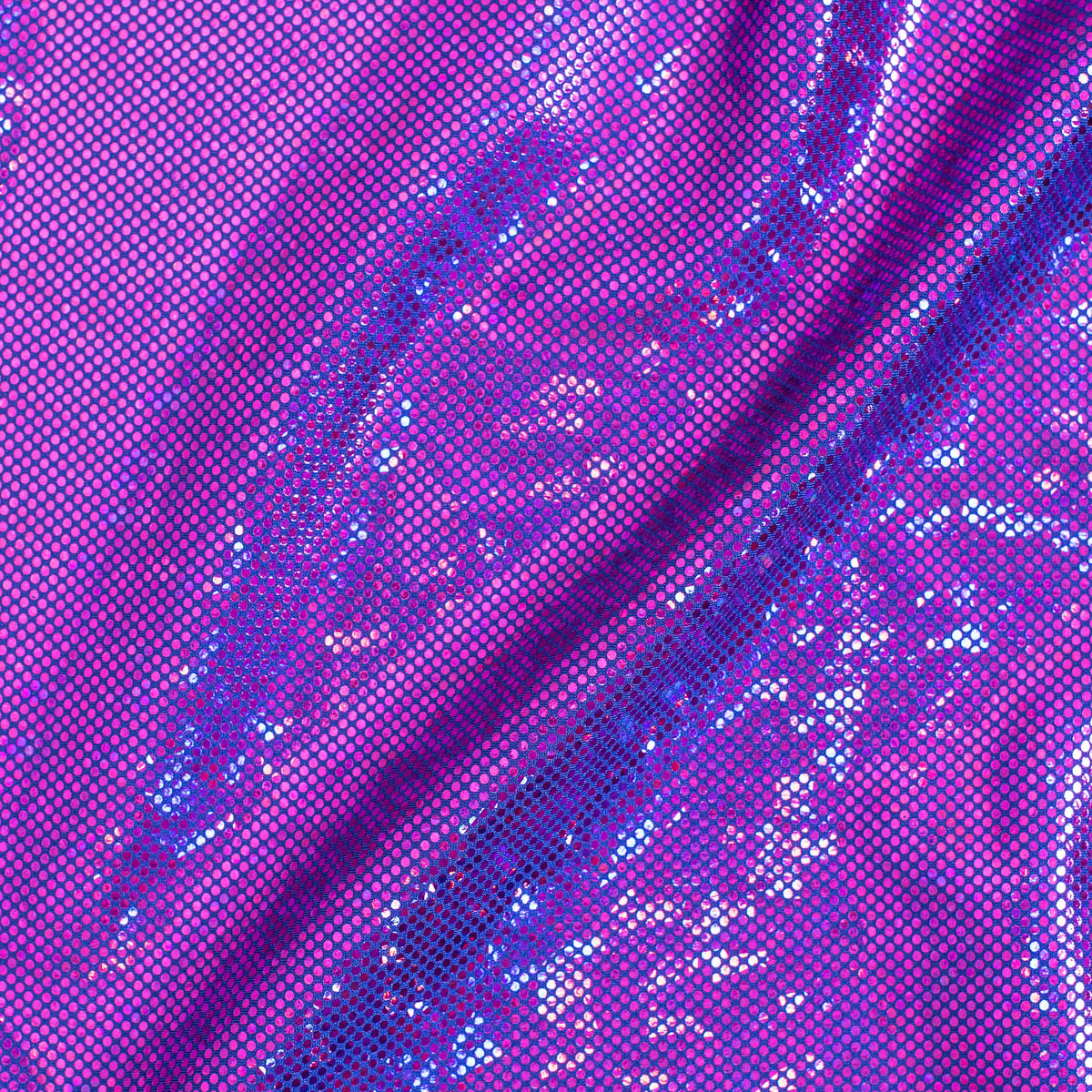 Shatter Glass Hologram 4 Way Stretch Nylon Spandex Fabric| Spandex Palace