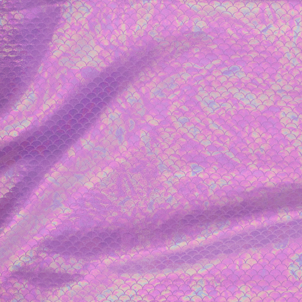 Mermaid Illusion Foil 4-Way Flex Nylon Spandex Fabric | Spandex Palace