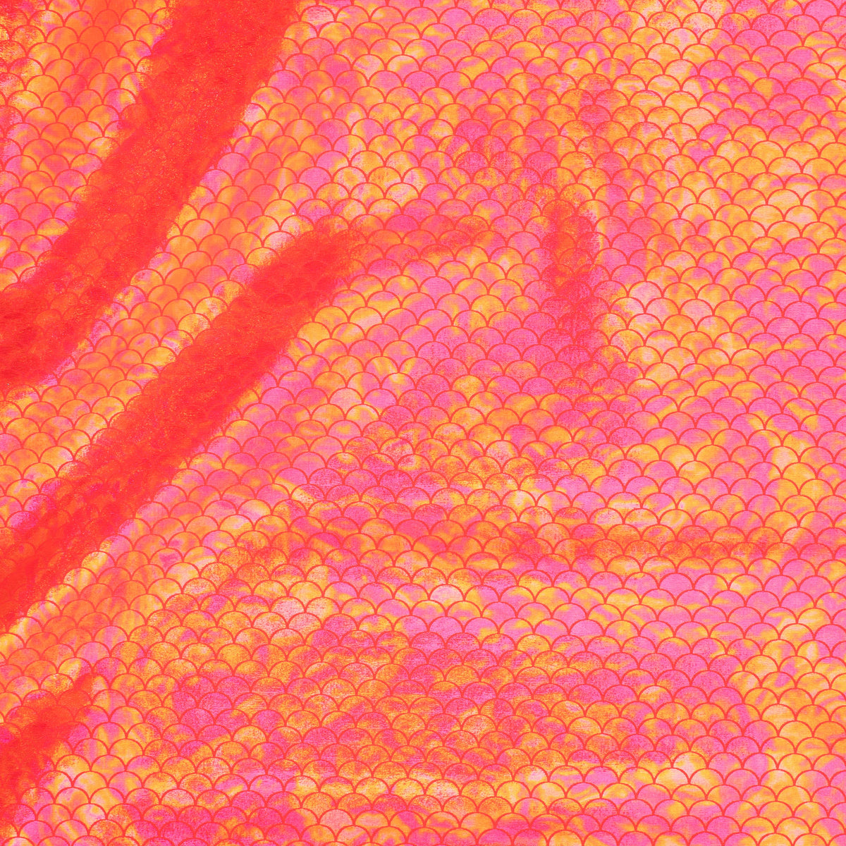 Mermaid Illusion Foil 4-Way Flex Nylon Spandex Fabric | Spandex Palace