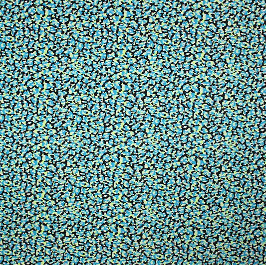 Blue Vibe Printed Spandex | Blue Moon Fabrics