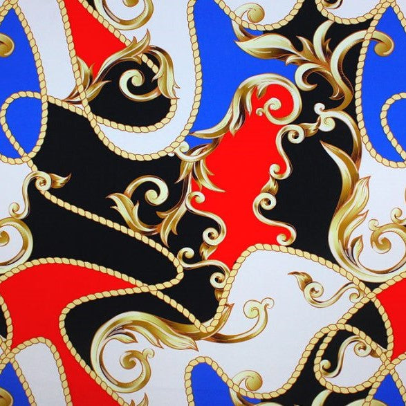 Carousel Printed Spandex | Blue Moon Fabrics