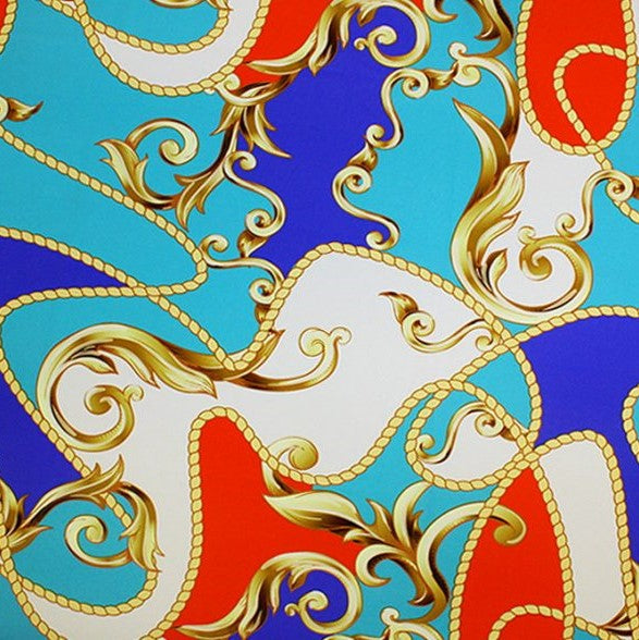 Carousel Printed Spandex | Blue Moon Fabrics