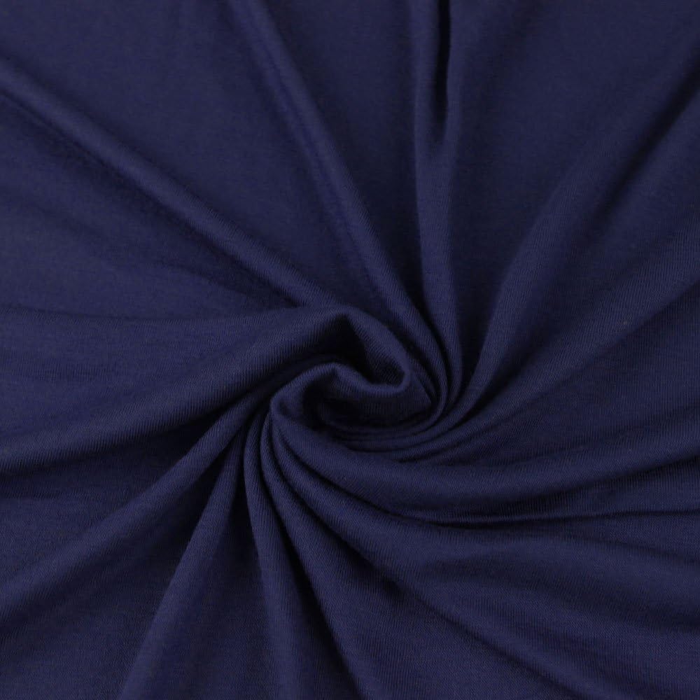 12oz Cotton Spandex Jersey Knit Fabric, 58/60" Wide
