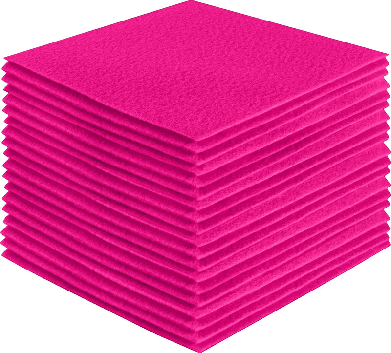 Acrylic Felt Craft Sheet Packs – Neon Pink | Soft Felt for DIY & Craft