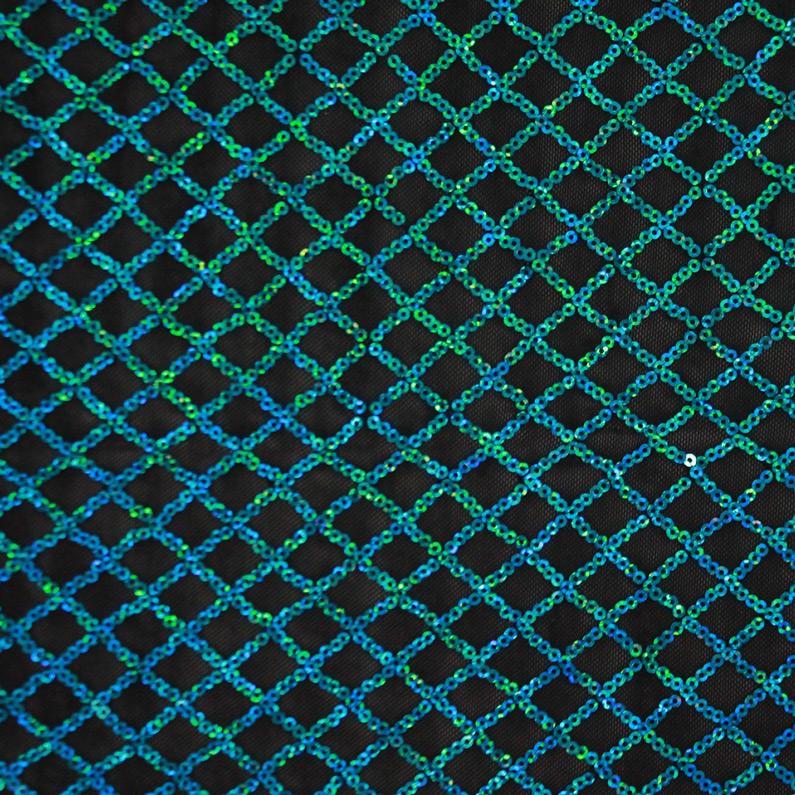 Nina Stretch Mesh Sequin | Blue Moon Fabrics