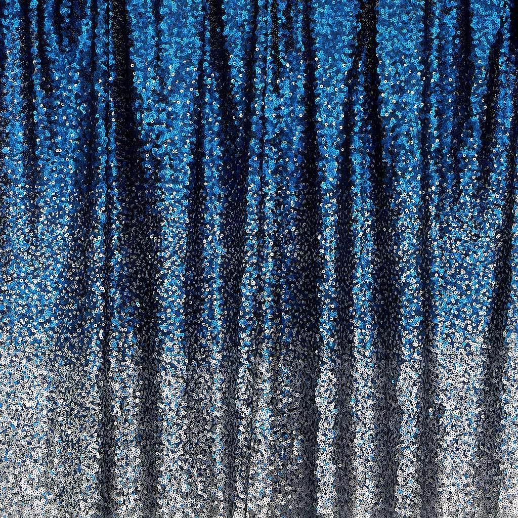 Short Ombre Stretch Mesh Sequin Fabric | Blue Moon Fabrics
