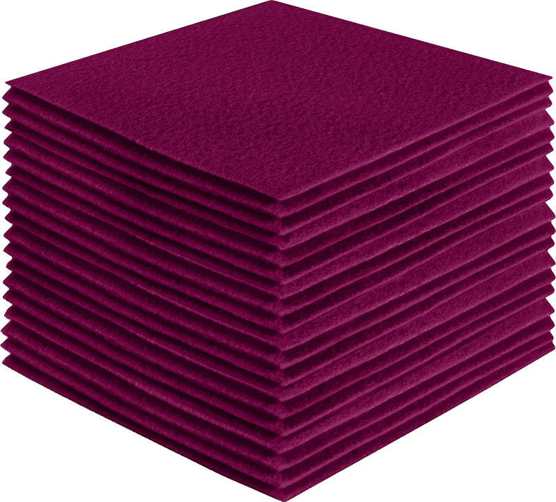 Acrylic Felt Craft Sheets - Oxblood Burgundy | Soft 100% Acrylic Felt