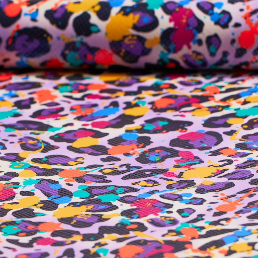 Party Animal Foil Printed Spandex Fabric | Blue Moon Fabrics