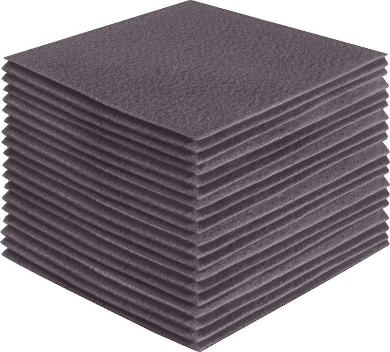 Acrylic Felt Craft Sheet Packs – Platinum Gray | Soft Felt for DIY