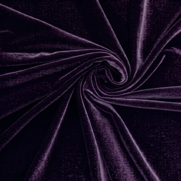 Heavy Stretch Velvet Spandex Fabric