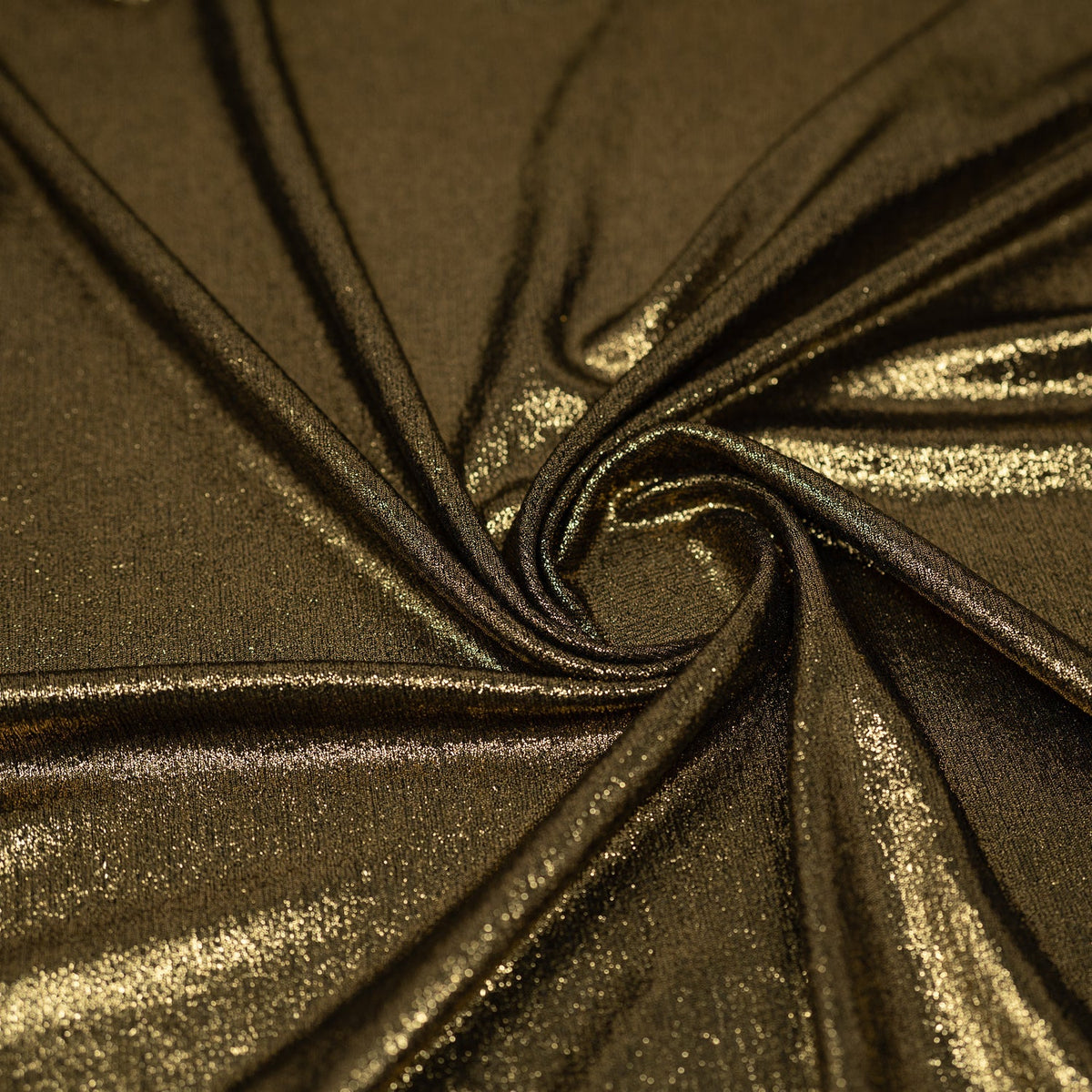 Posh Titanium Foiled Slinky Jacquard Fabric | Blue Moon Fabrics