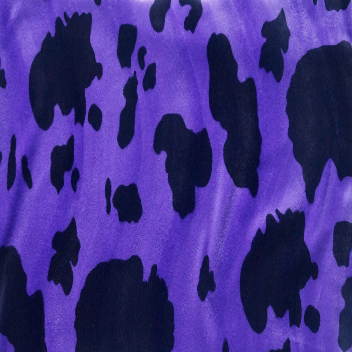 Cow Print Velboa Faux Fur