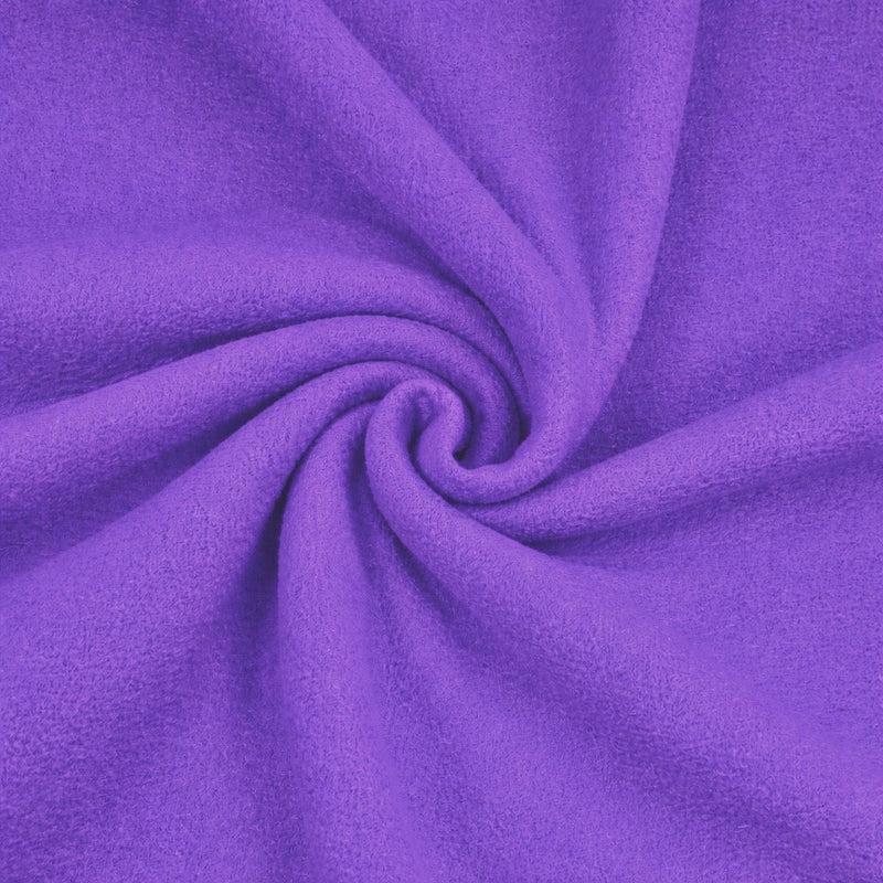 Anti-Pill Polar Fleece Fabric by the Yard – Purple (60", 280 GSM)