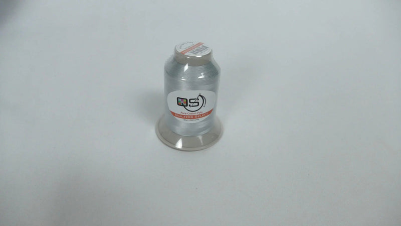 Quilters Select Para-Cotton Poly Thread - 80WT LIGHT GRAY 2500 YD