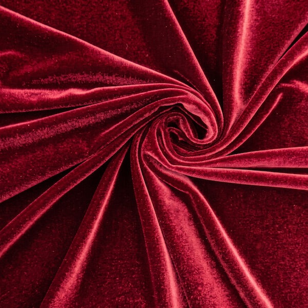Heavy Stretch Velvet Spandex Fabric