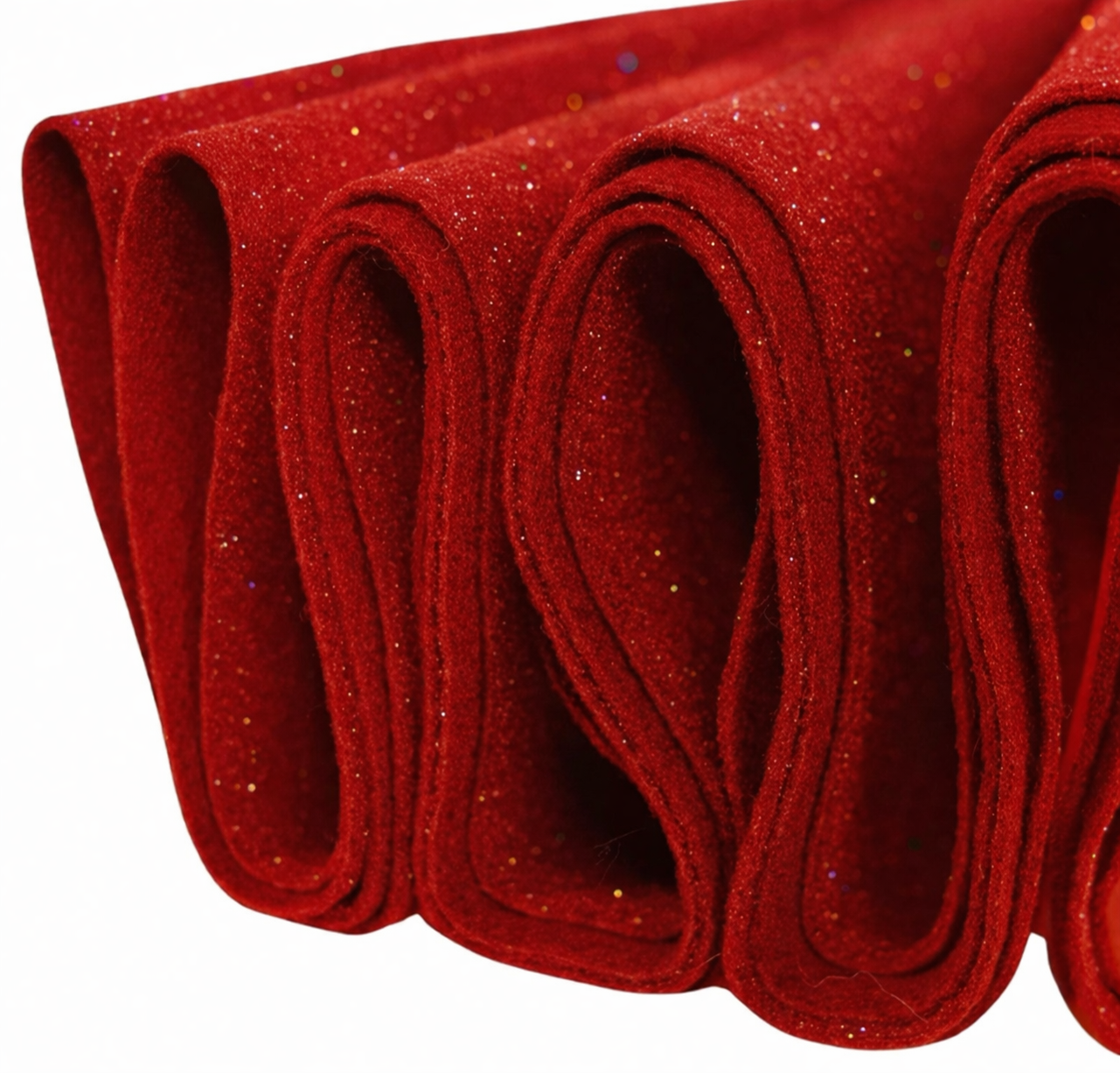 Glitter Felt Fabric by the Yard for Crafts, Costumes & Décor – 60 Inch