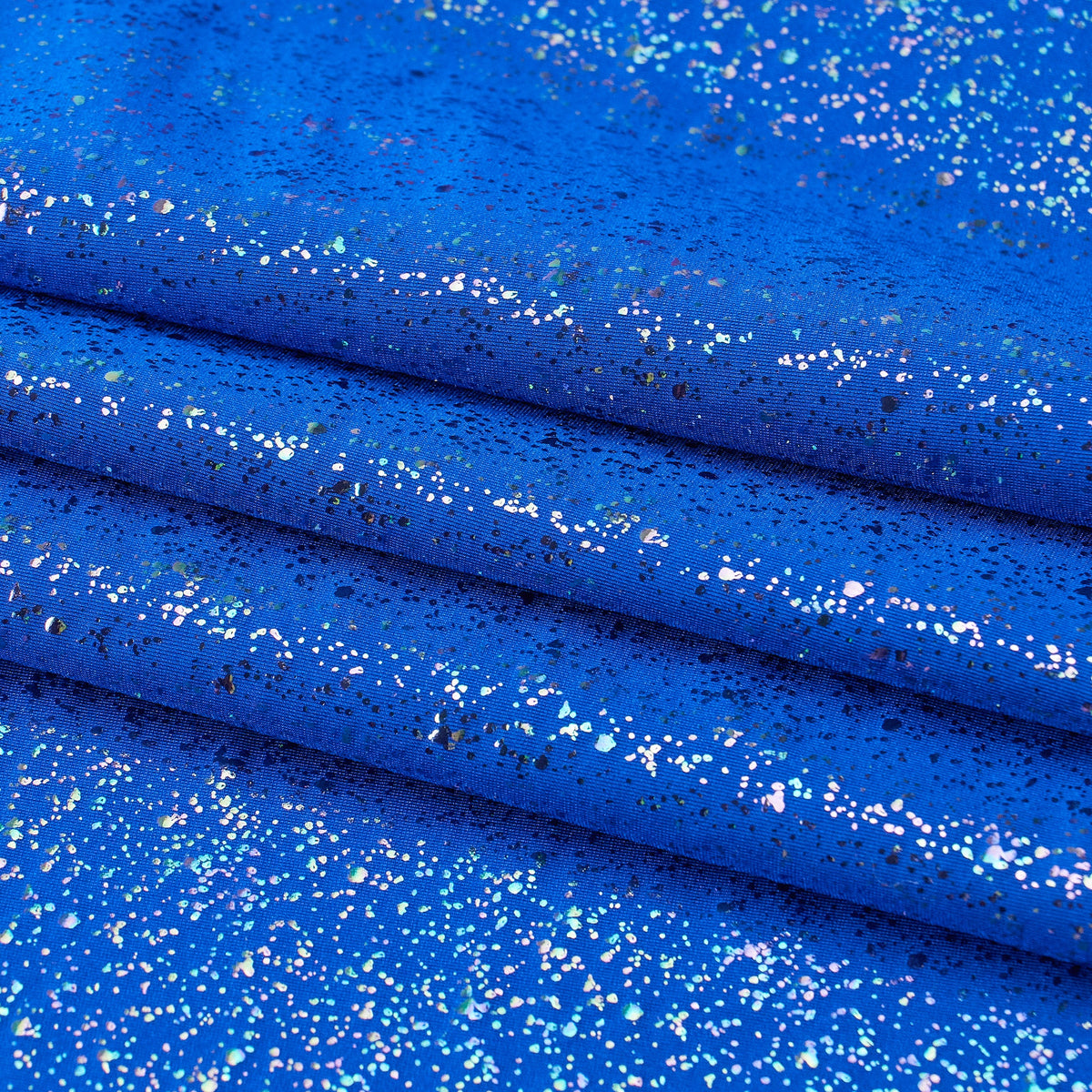 Robins Egg Speckle Spandex Fabric | Blue Moon Fabrics