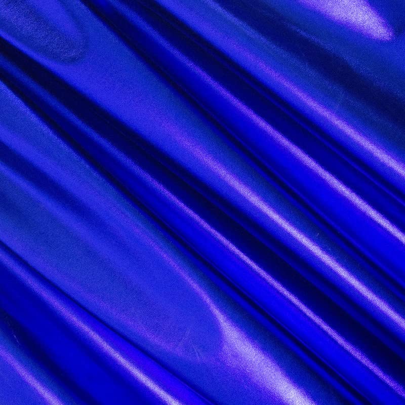 Hologram Metallic Foil Spandex Knit Fabric | 4-Way Stretch Multicolor