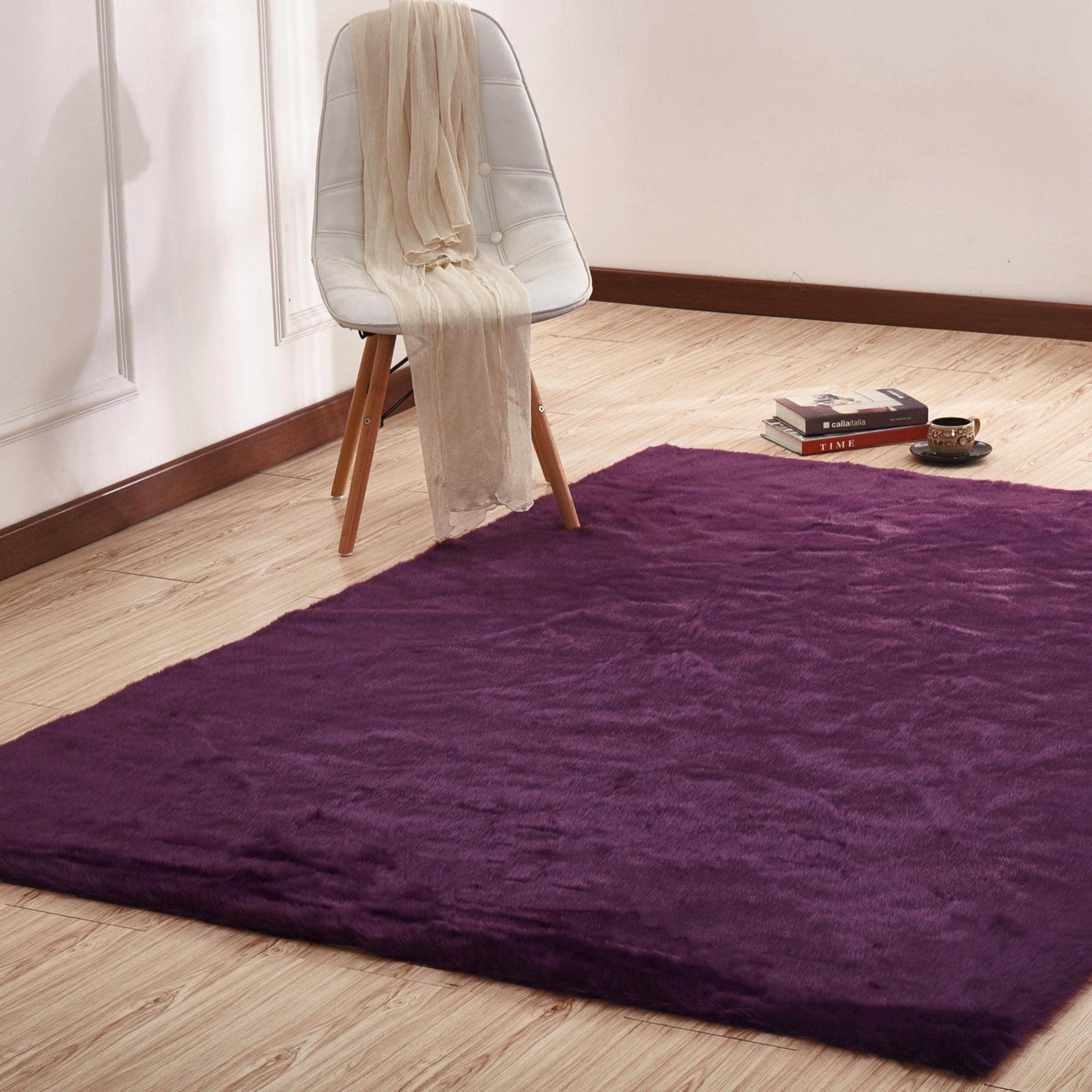 Luxury Soft Faux Fur Sheepskin Area Rug