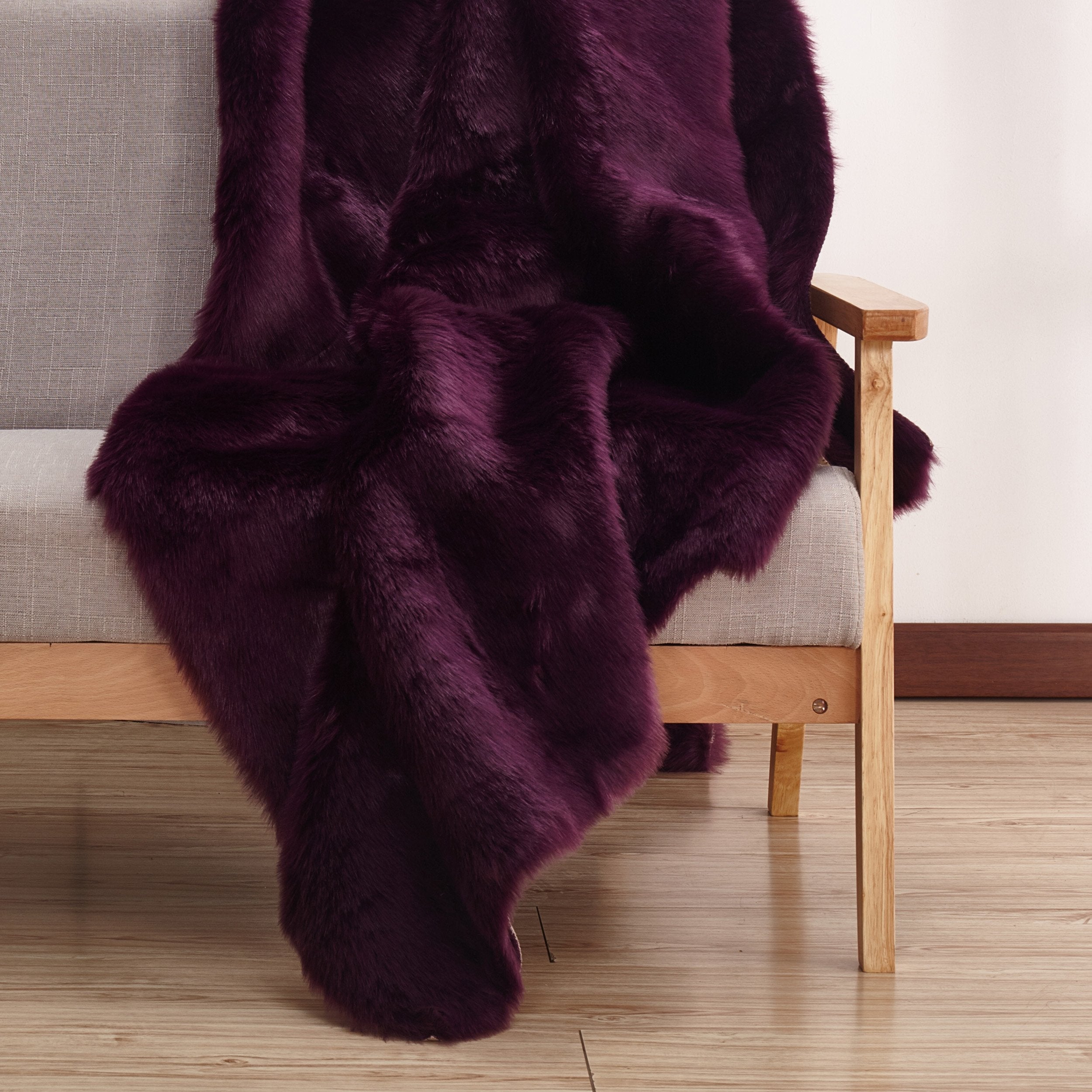 Luxury Soft Faux Fur Sheepskin Area Rug