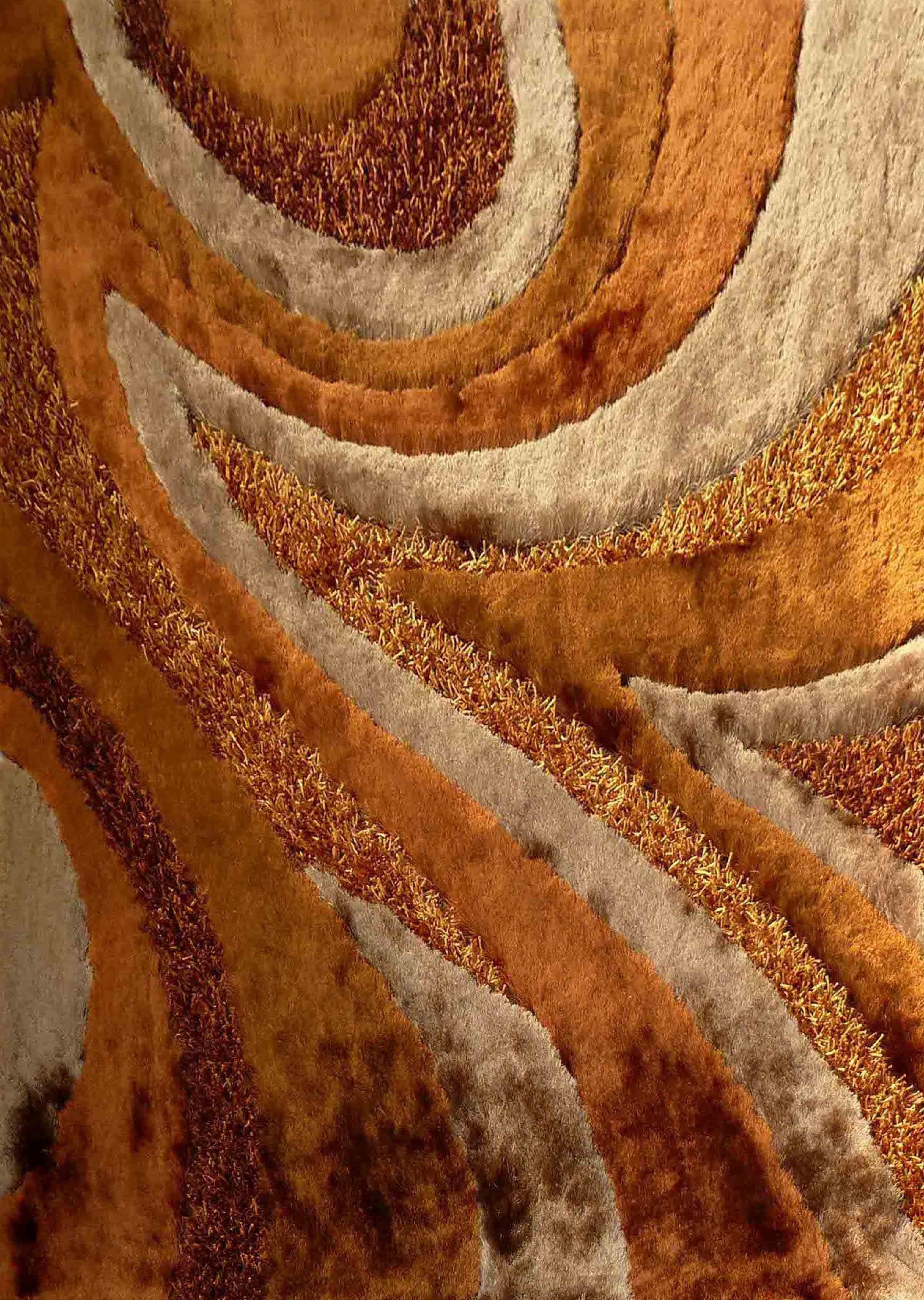 Geometric Shag Thick Design Area Rug