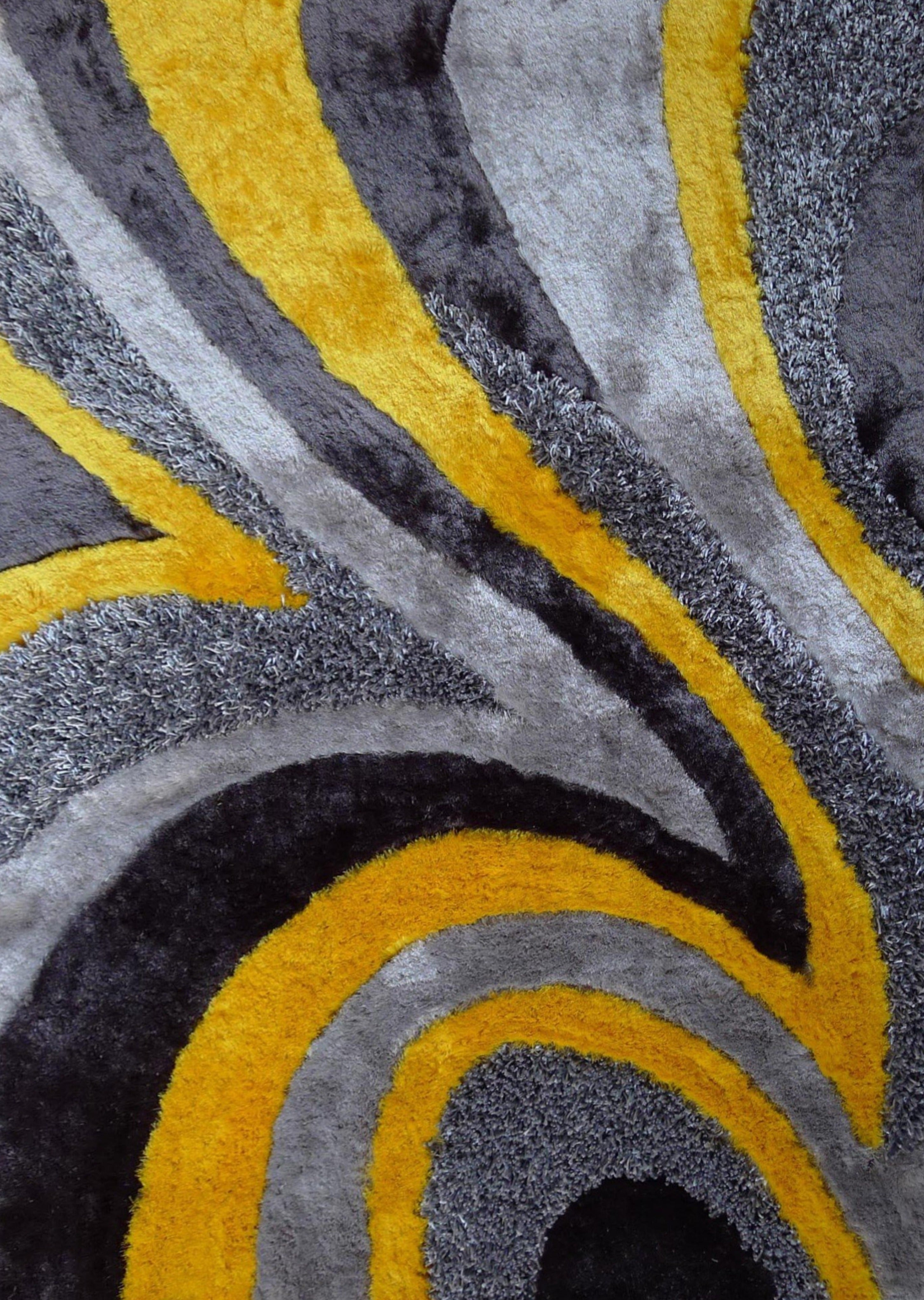 Geometric Shag Thick Design Area Rug
