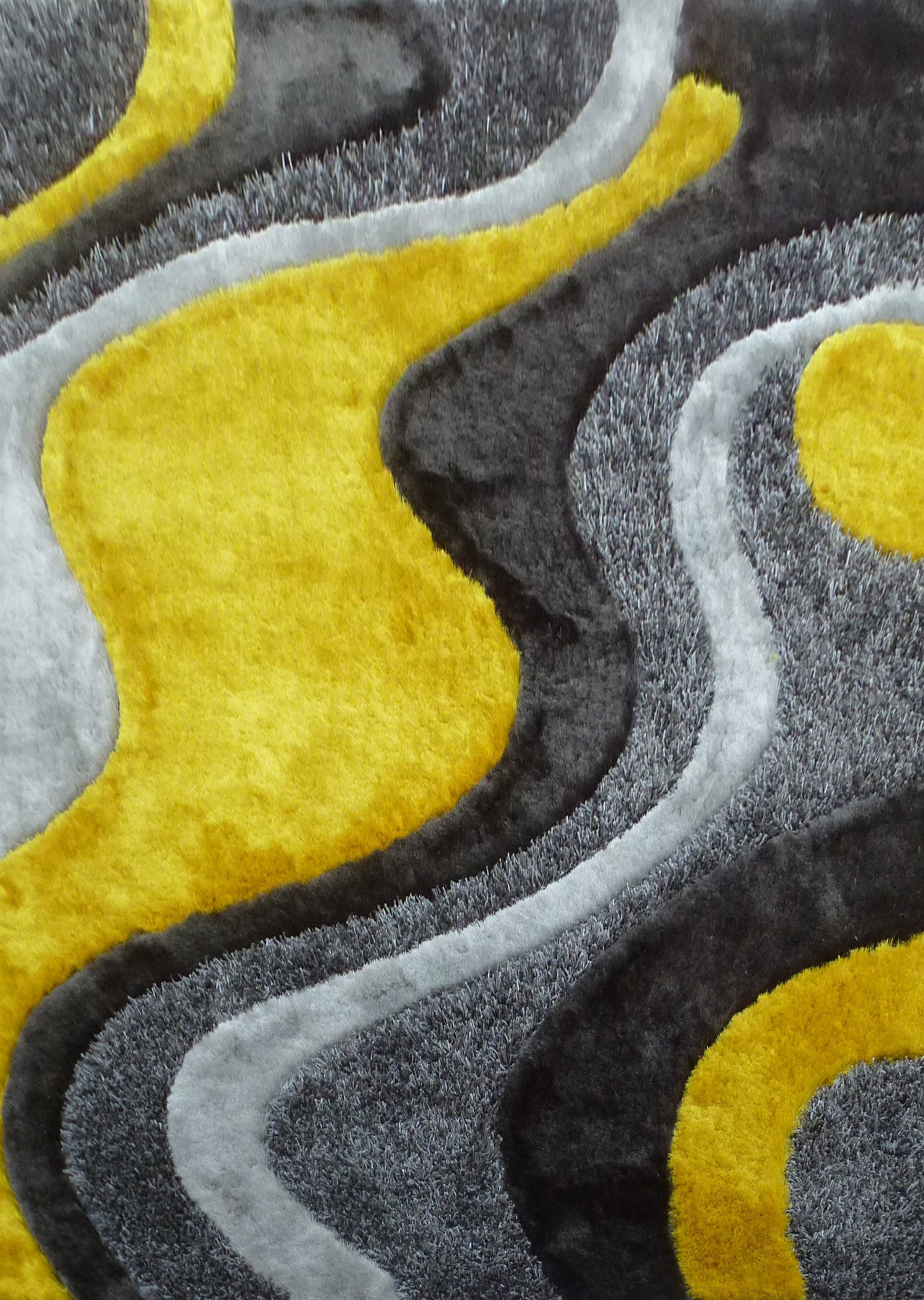 Luxury Shag Viscose Shiny Design Plush Area Rug/ Carpet - S.V.D DESIGN 29.