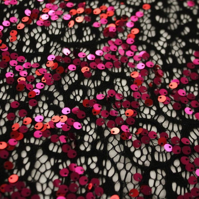 Tango Stretch Lace Sequin Fabric | Blue Moon Fabrics