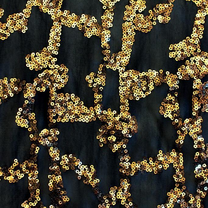 Toni Stretch Mesh Sequin Fabric | Blue Moon Fabrics