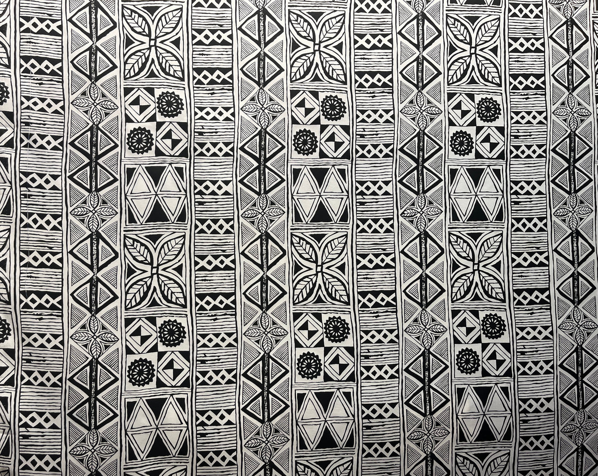 Traditional Polynesian Tapa Polyester Fabric | Islands Fabric