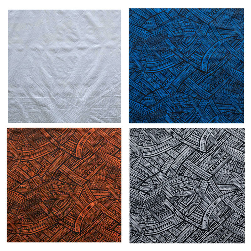 Traditional Polynesian Tattoo Polyester Fabric | Islands Fabric